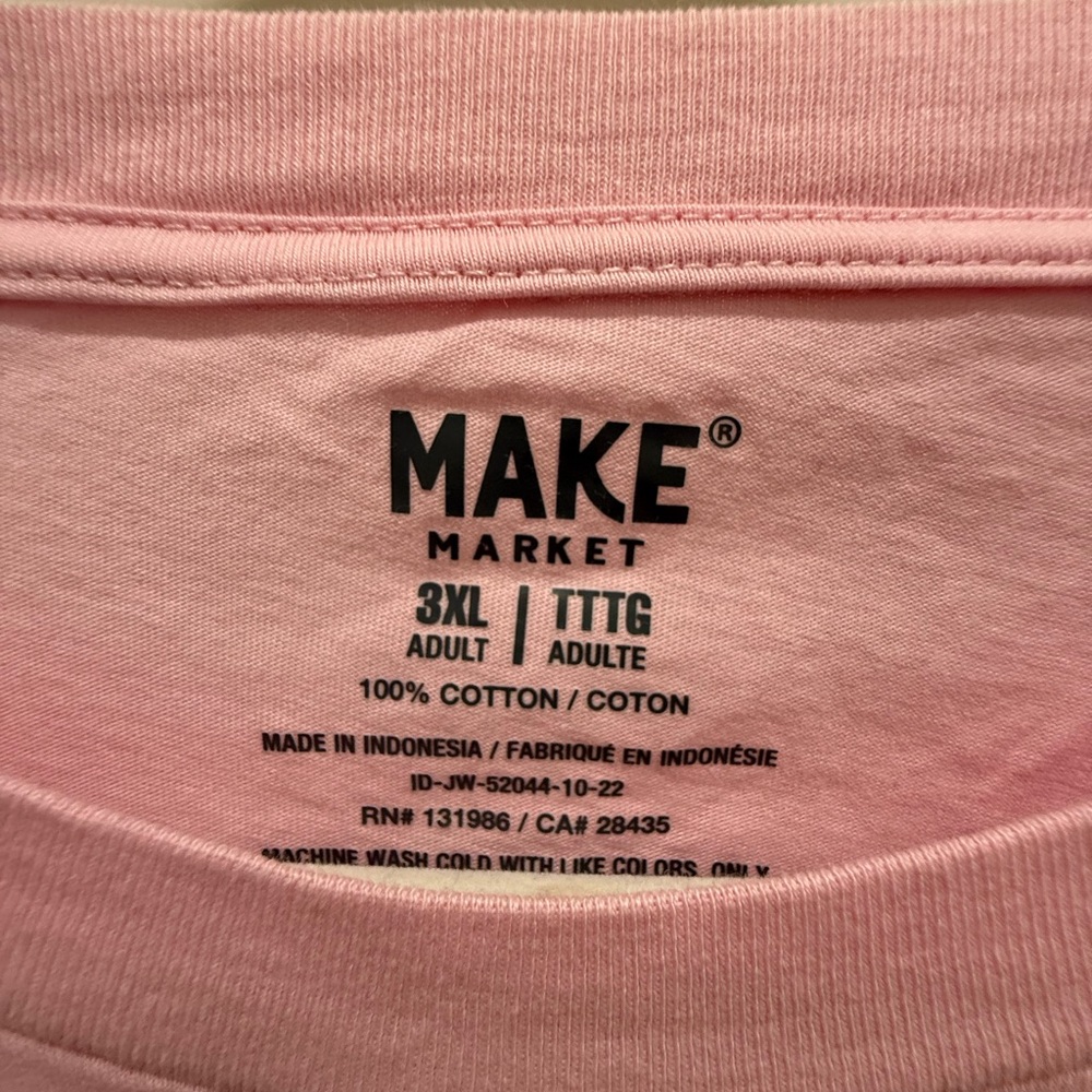 Taylor Swift. Make Market. Bubble Gum Pink Vinyl Print - Lover Era Tshirt. 3XL. - Picture 3 of 7